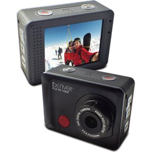 Denver ACT-5002 ( geheugenkaart,1080 pixels ) (5 Mpx), Videocamera, Zwart