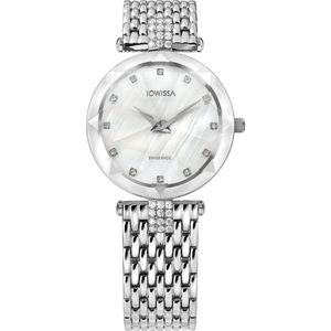 Jowissa, Horloge, Facet Rhinestone, Zilver, (Analoog horloge, 30 mm)