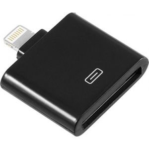 PowerGuard Lightning naar 30-pens Dock oplaadadapter (Bliksem, 30 pin), Adapter voor mobiel apparaat, Zwart