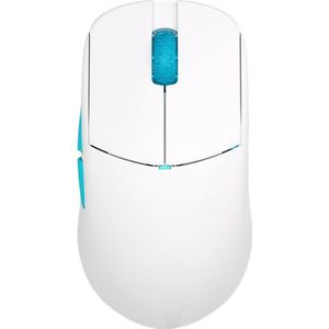 Lamzu Atlantis Mini Pro (Draadloze, Bedraad), Muis, Wit