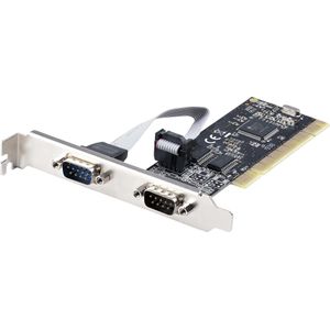 StarTech .com 2-poorts PCI RS232 seriële adapterkaart (0.13 m), Interfacekabel