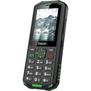 Evolveo Strongphone x5 zwart/groen (2.40", 0.30 Mpx), Sleutel mobiele telefoon, Zwart