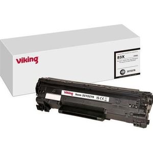Viking - Tonercartridge - Zwart - Compatibel met HP 83X CF283X - 2200 pagina's