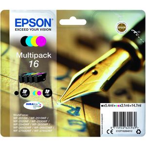 Epson Pen and crossword C13T16264012 inktcartridge 1 stuk(s) Origineel Normaal rendement Zwart, Cyaan, Magenta, Geel