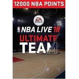 Microsoft, MS ESD NBA LIVE 18: NBA UT 12000 Points Pack X1 ML