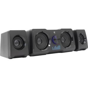 White Shark Mood-B Gaming Speakers - Zwart - RGB