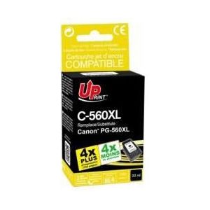 Print, Toner, Printeraccessoires Uprint UPrint Canon PG-560XL Zwart