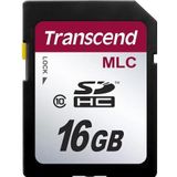 Transcend Flashgeheugenkaart - 16 GB - Klasse 10 (16 GB, SDHC), Geheugenkaart, Zwart