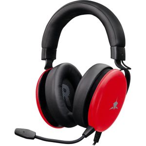 White Shark Wired headphones GH-2540 Elephant Red (Bedraad), Gaming headset, Rood