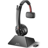Poly Savi 8210 UC Headset Draadloze Handheld Office/Callcenter Bluetooth Zwart (Draadloze), Kantoorheadset, Zwart