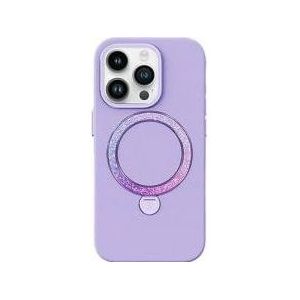 Joyroom PN-15L2 Hoesje Dansende Cirkel voor iPhone 15 Pro (paars) (iPhone 15 Pro), Smartphonehoes, Paars