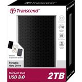 Transcend - StoreJet 25A3 - Externe Harde Schijf - Zwart - 2 TB