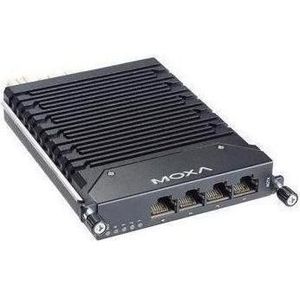 Moxa LM-7000H-4GTX - Gigabit Ethernetmodule met 4 101001000BaseT(X) poorten (4 ports), Netwerkschakelaar