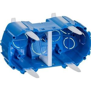 LK OPUS 66/74 doos voor voorlade blauw 2 module, blauw, Koptelefoon