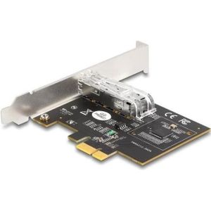 Delock PCI Express x1 kaart naar 1 x SFP slot Gigabit LAN i210 (PCI Express 2.1), Netwerkkaarten, Zwart