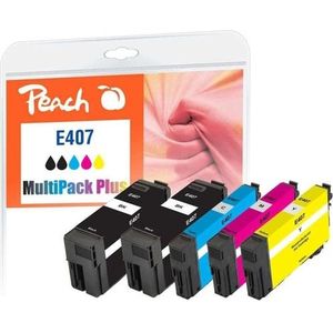 Peach PI200-938 inktcartridge 5 stuk(s) Compatibel Zwart, Cyaan, Magenta, Geel