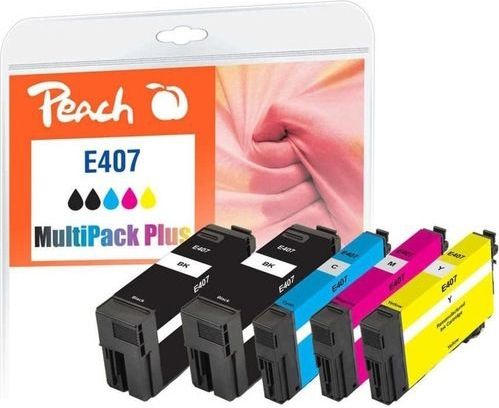 Peach PI200-938 inktcartridge 5 stuk(s) Compatibel Zwart, Cyaan, Magenta, Geel