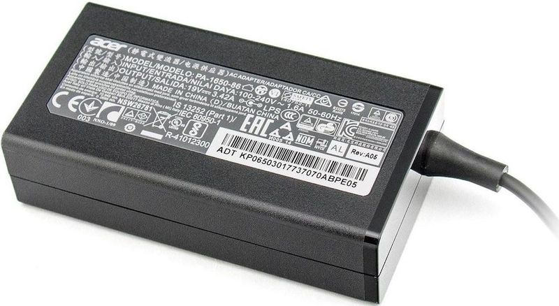 Acer Voeding 65W KP.0650H.012 (65 W), Voeding voor notebooks