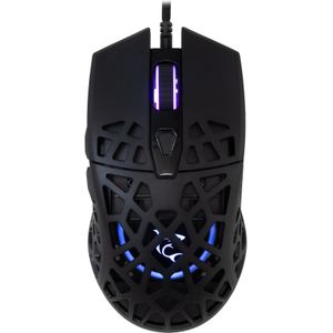 White Shark Computer mouse GM-5018 Caradoc RGB/7200 dpi Black (Bedraad), Muis, Zwart