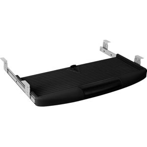 TecLines TUT001B Toetsenbordlade onderbouw, zwart, Muis + Toetsenbord Accessoires, Zwart