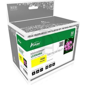 Astar, Toner, Lexmark Cartridge Retour 702HY roepen. HY 3K incl. chip (Y)