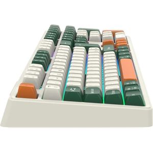 Canyon Computertoetsenbord Shadder GKW-11 Mech RGB UK/US Wireless Wit, Controller, Zwart