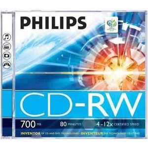 Philips 8710101710242 lege cd CD-RW 700 MB 10 stuk(s)