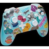 PowerA - Draadloze Controller - Fortnite Sticker Mania - Zwart - USB-C Oplaadkabel