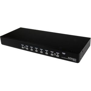 StarTech.com 8-poort 1U-Rack USB PS/2 KVM-switch met OSD
