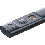 Baseus Orange Dot Multifunctionele afstandsbediening voor presentatie, met laserpointer - grijs