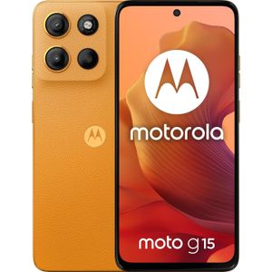 Motorola moto g15 17,1 cm (6.72") Dual SIM Android 15 4G USB Type-C 8 GB 256 GB 5200 mAh Oranje