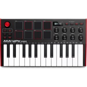 Akai Professional MPK Mini MK3 (Toetsenbord), MIDI-controller, Zwart