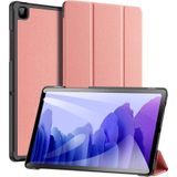 Dux Ducis Galaxy Tab A7 (2020) - Domo Tri-fold Smart Case roze (Galaxy Tab A7 10.4 (2020)), Tablethoes, Roze