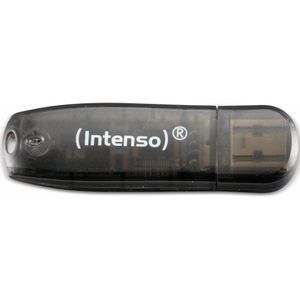 Intenso Regenbooglijn (16 GB, USB-A), USB-stick, Zwart