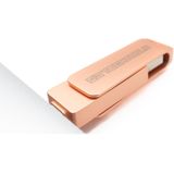 DJTechTools Chroma Drive USB - 128GB - Rose Gold (128 GB, USB-A, USB-C), USB-stick, Roze