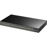 Cudy GS2048PS4-720W 48GE PoE++ 4SFP+ Przełącznik (48 Havens), Netwerkschakelaar, Zwart
