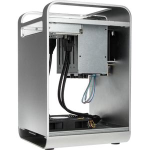 Silverstone - SST-CS01S-HS - Mini-ITX Behuizing - Zilver - Aluminium