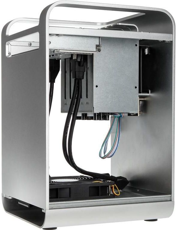 Silverstone - SST-CS01S-HS - Mini-ITX Behuizing - Zilver - Aluminium