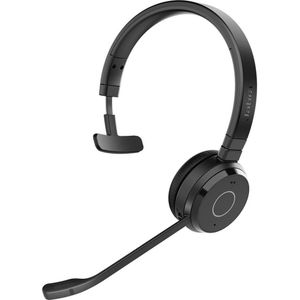 Jabra Evolve 65 TE Headset Bedraad en draadloos Hoofdband Kantoor/callcenter USB Type-A Bluetooth Zwart