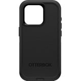 OtterBox Verdediger (iPhone 15 Pro), Smartphonehoes, Zwart