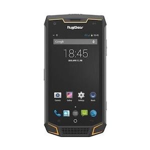 Rug Gear RG740 (32 GB, Black, Geel, 4.70", Dubbele SIM, 4G), Smartphone, Zwart