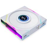 LIAN LI - Unifan TL LCD - Ventilatoren - Wit - 120 mm - 3 Units