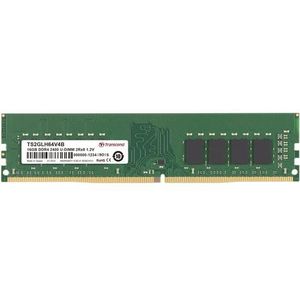 Transcend - DDR4 - RAM Geheugen - Groen - 16 GB - 2400 MHz - 288-pins DIMM