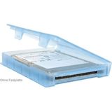 LogiLink HDD box voor externe 2,5" harde schijven, blauw Beschermende box, tropisch en waterbestendig, Accessoires voor harde schijven