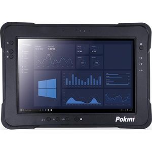 Exone Tablet PC Pokini Tab K10 10.1inch Touch Digitizer, i5, 8GB, 128GB, Serial, W10 Pro, uGPS, LTE WWAN (4G, 10.10"", 128 GB, Black), Tablet, Zwart
