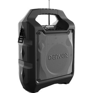 Denver Mobiele luidspreker 12,7 cm 5 (6 h, Oplaadbare batterij), Bluetooth luidspreker, Zwart