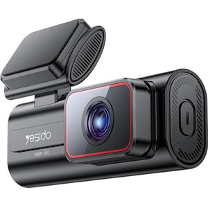Yesido - Dash Camera (KM21) - Full HD 1080p, 145° Angle Range, 1.47" IPS Built-in Screen - Black (Ingebouwd display), Dashcams