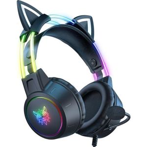 Onikuma - X15 Pro - Gamingheadset - Zwart - 50mm Drivers - RGB Verlichting