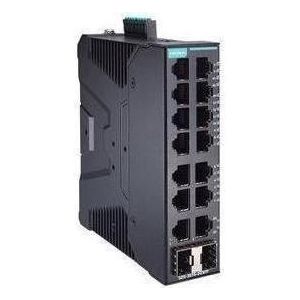 Moxa SDS-3016-2GSFP-T - Compacte industriële Smart Ethernet switch met 14 10100BaseT(X) poorten, Netwerkschakelaar