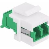 Delock - Keystone Module - Netwerk Accessoires - LC Duplex - Met Laserbeschermingsklep